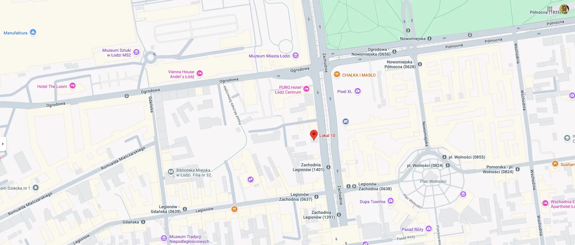 Lokalizacja studia - Mapa